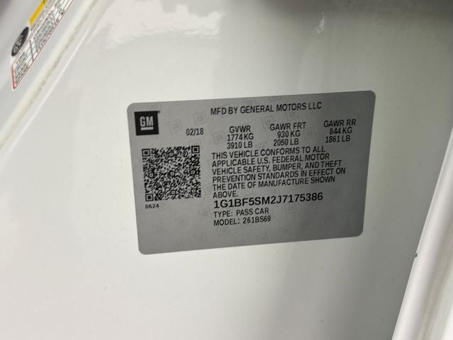 2018 Chevrolet Cruze Premier