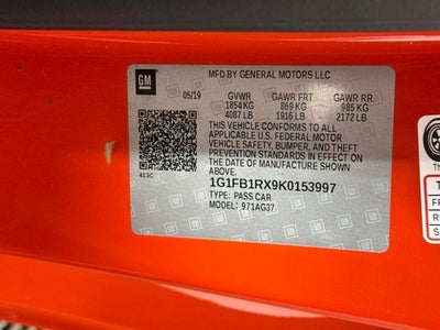 2019 Chevrolet Camaro 1LS