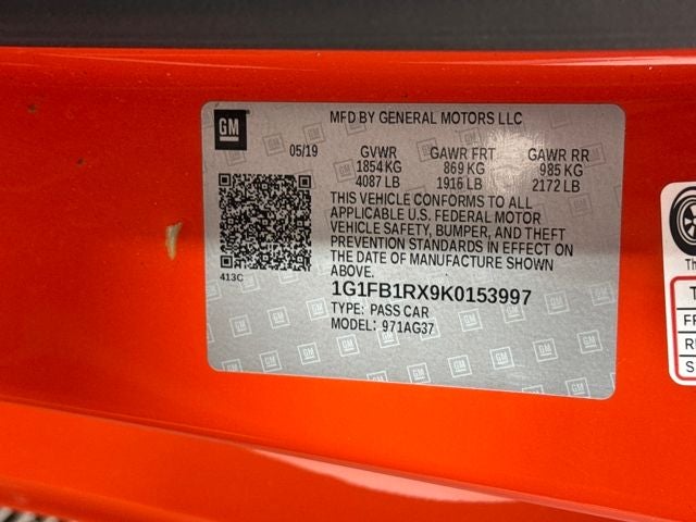 2019 Chevrolet Camaro 1LS