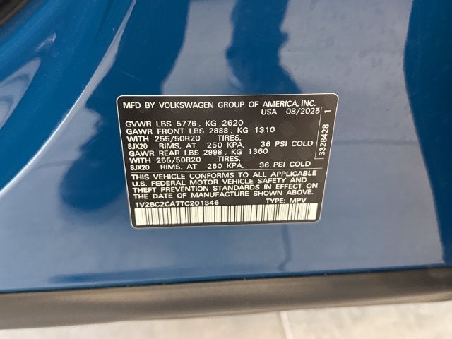 2026 Volkswagen Atlas Cross Sport 2.0T SEL