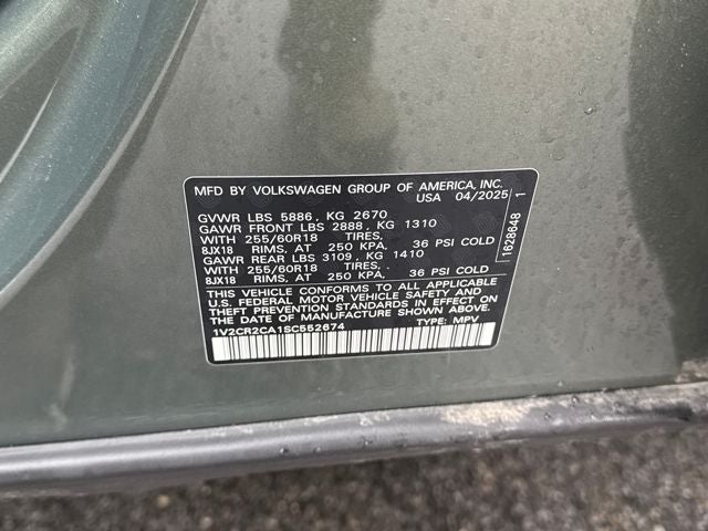 2025 Volkswagen Atlas 2.0T Peak Edition