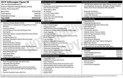 2019 Volkswagen Tiguan SE