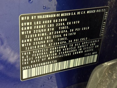 2022 Volkswagen Taos Base