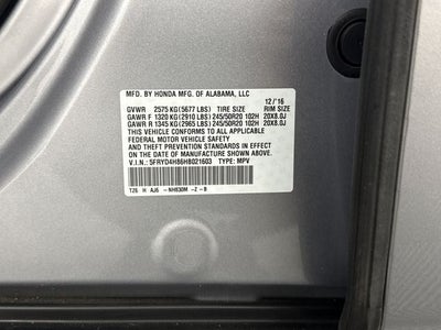 2017 Acura MDX w/Advance Pkg