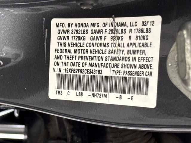 2012 Honda Civic EX-L