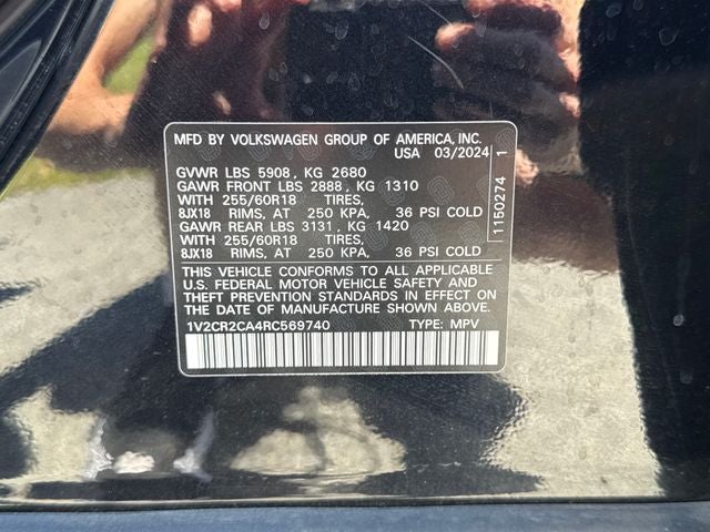 2024 Volkswagen Atlas 2.0T Peak Edition SE w/Technology