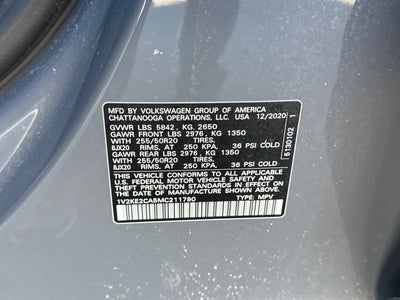 2021 Volkswagen Atlas Cross Sport 3.6L V6 SE w/Technology