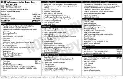 2022 Volkswagen Atlas Cross Sport 2.0T SEL R-Line