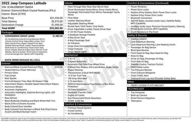 2022 Jeep Compass Latitude