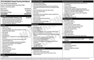 2018 Mazda Mazda3 Grand Touring