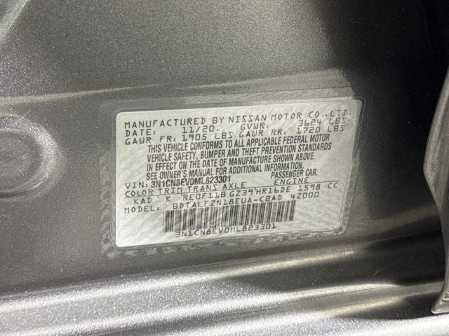 2021 Nissan Versa 1.6 SV