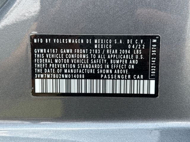 2022 Volkswagen Jetta 1.5T SE