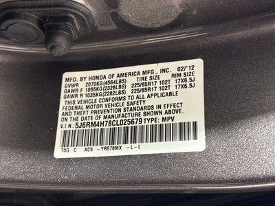 2012 Honda CR-V EX-L