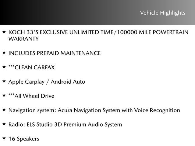 2019 Acura RDX Advance Package SH-AWD