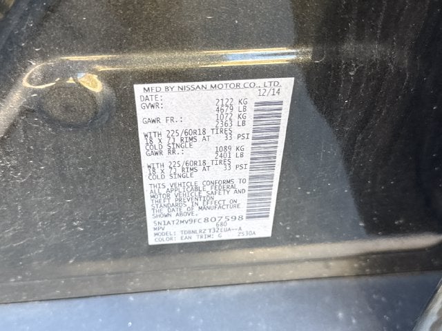 2015 Nissan Rogue SL