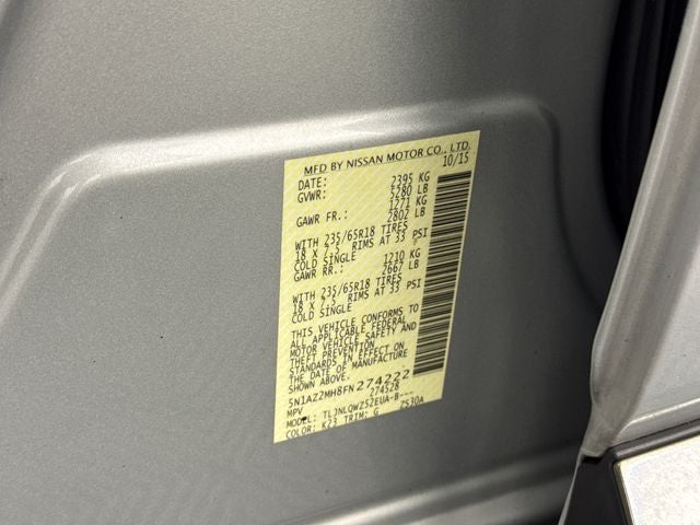 2015 Nissan Murano SV