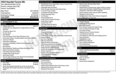 2022 Hyundai Tucson SEL