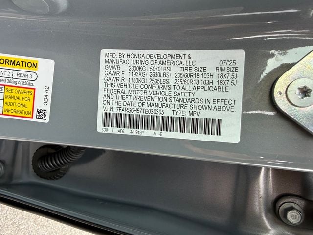 2026 Honda CR-V Hybrid Sport