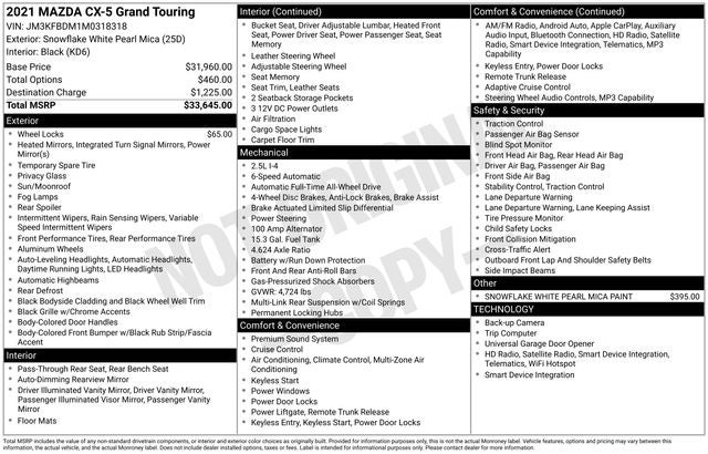 2021 Mazda Mazda CX-5 Grand Touring