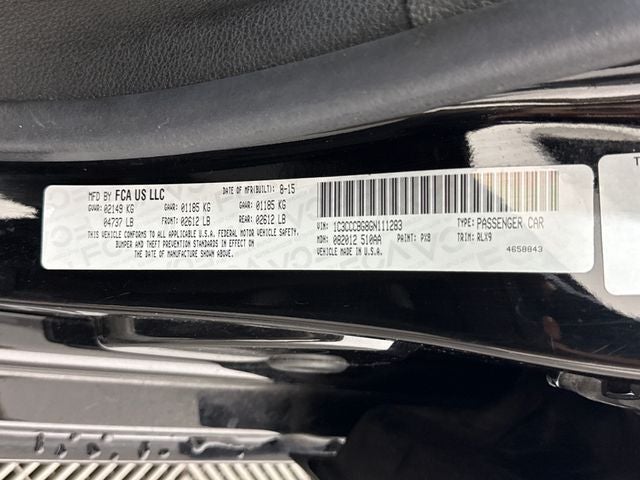 2016 Chrysler 200 S