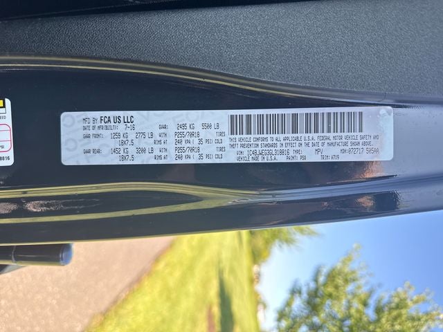 2016 Jeep Wrangler Unlimited Sahara