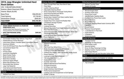 2016 Jeep Wrangler Unlimited Rubicon