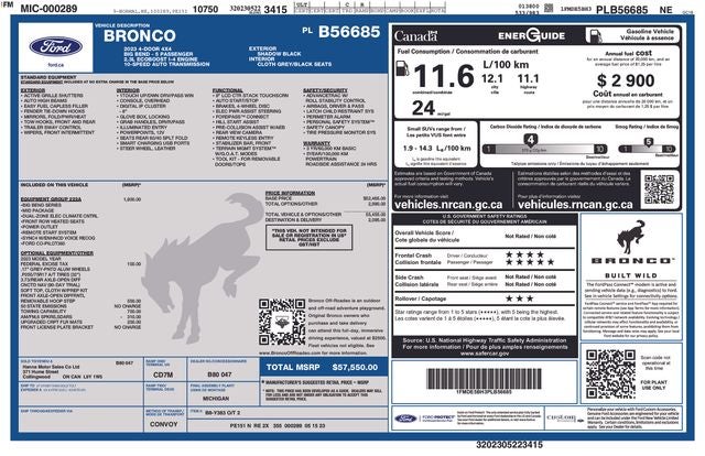 2023 Ford Bronco Base