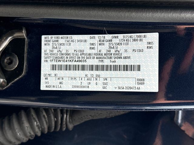 2019 Ford F-150 XLT