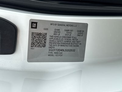 2020 Chevrolet Corvette Stingray 2LT