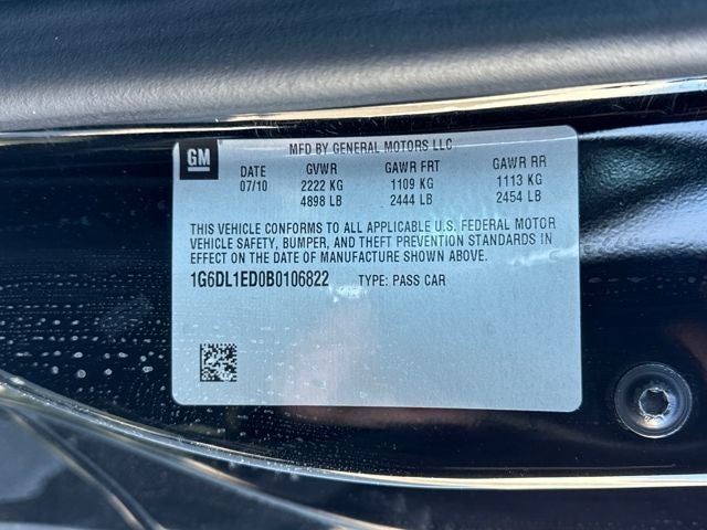 2011 Cadillac CTS Performance