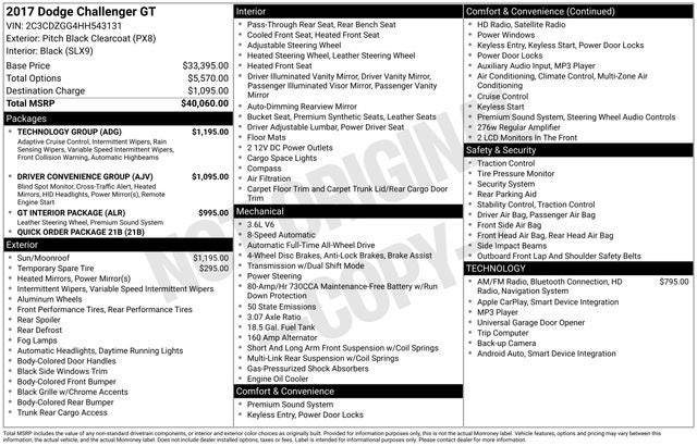 2017 Dodge Challenger GT