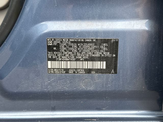 2011 Toyota RAV4 Base