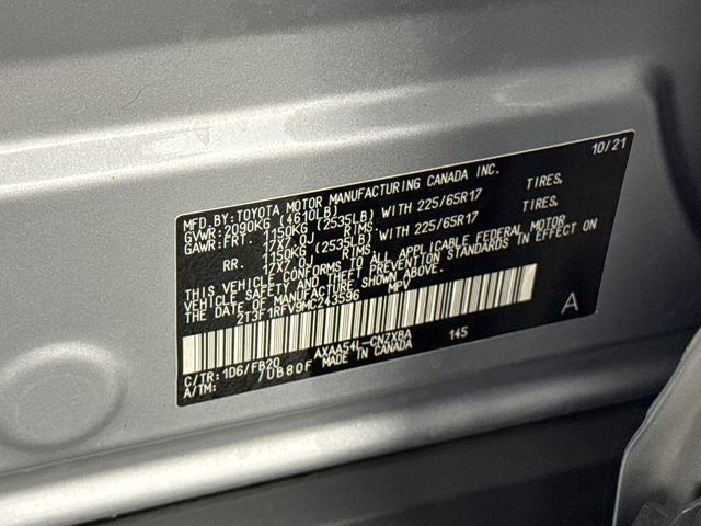 2021 Toyota RAV4 LE