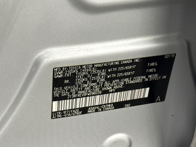 2015 Toyota RAV4 XLE
