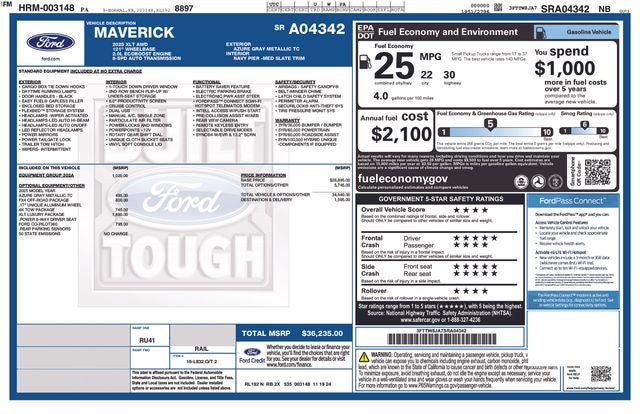 2025 Ford Maverick XLT