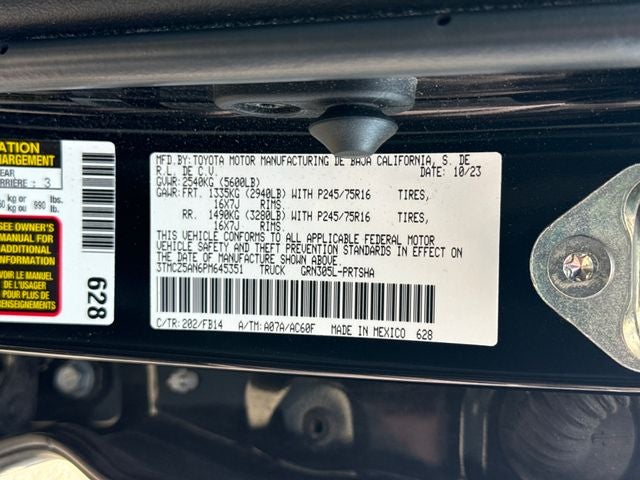 2023 Toyota Tacoma SR V6
