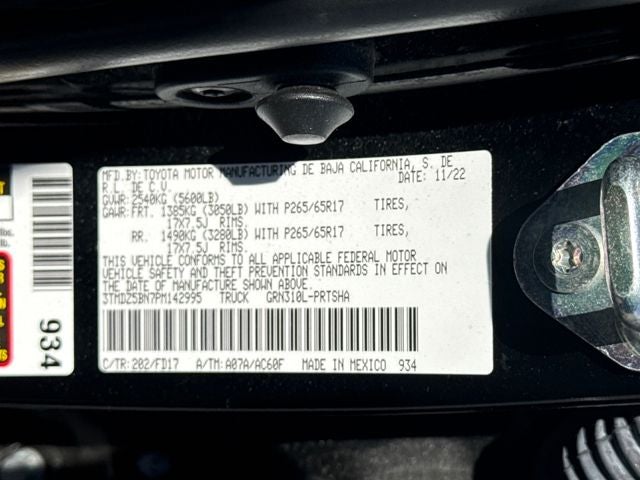 2023 Toyota Tacoma TRD Sport V6