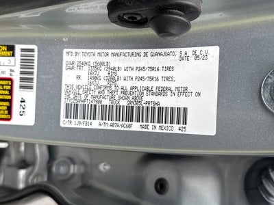2023 Toyota Tacoma SR V6