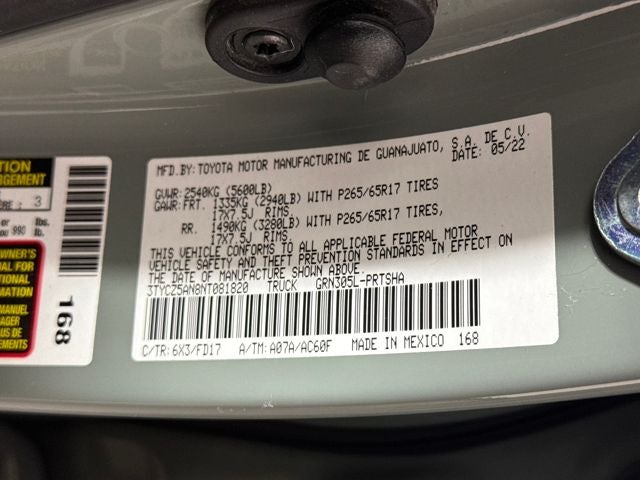 2022 Toyota Tacoma TRD Sport V6