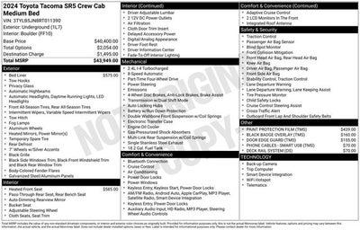 2024 Toyota Tacoma SR5