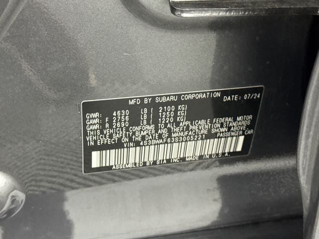 2025 Subaru Legacy Premium
