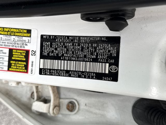 2018 Toyota Camry SE