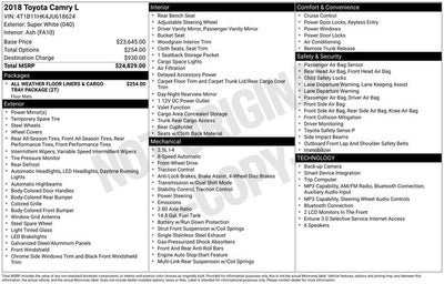 2018 Toyota Camry L