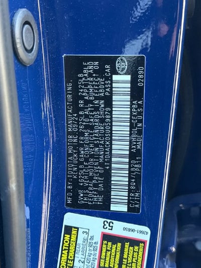 2025 Toyota Camry XSE