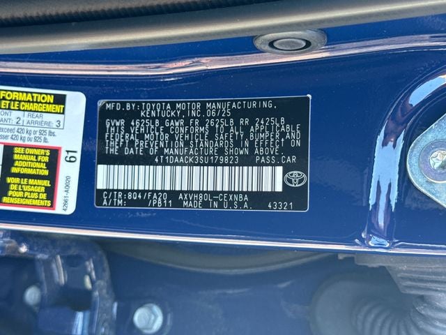 2025 Toyota Camry LE
