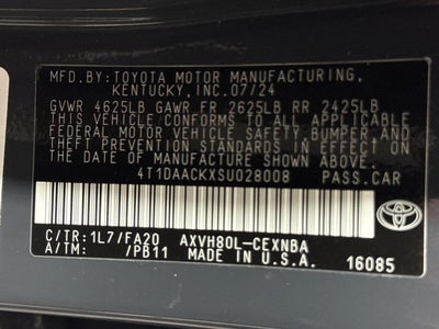 2025 Toyota Camry LE