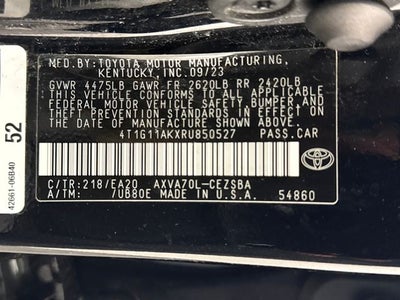 2024 Toyota Camry SE