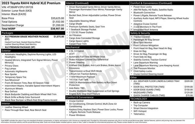 2023 Toyota RAV4 Hybrid XLE Premium