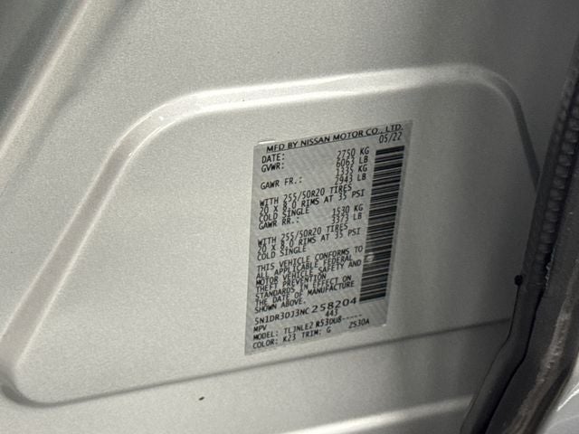 2022 Nissan Pathfinder Platinum