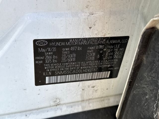 2020 Hyundai Santa Fe Limited